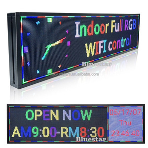 Programmabile a scorrimento Led messaggio in movimento segno singolo colore p7.62 p10 RGB Display a Led per esterno a matrice di punti Display a Led - Product Image 1
