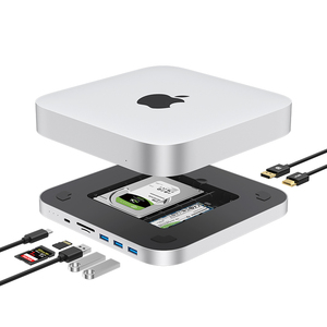 MC25 Pro Max for <strong>Apple</strong> <strong>Mac</strong> Mini M.2 HDD SSD for M1 Dual Hard Disk HUB with HDMI DP - Product Image 1