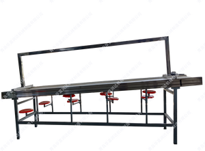 Selección Premium Procesamiento de frutas Mesa de recolección Transportador Eficiente Manipulación de materiales Máquina de clasificación seleccionada a mano Correa Acero PU - Product Image 4