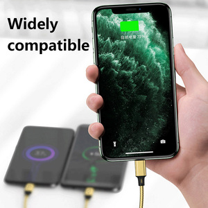 Hot Selling 3-in-1 Universal <strong>Charger</strong> <strong>One</strong> USB Multi-Use Charging Data Cable for Phone Micro USB Type C With Nylon Braiding - Product Image 3