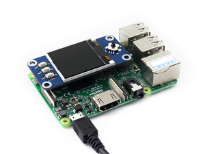 Display LCD 1.44 pollici cappello per Raspberry Pi 2B/3B/3B/3B/Zero/Zero W 128x128 pixel interfaccia SPI retroilluminazione a LED 3.3V