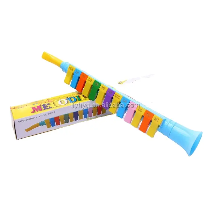 Juguete para niños de 37 teclas, instrumento Musical, melódica, boca, piano, negro