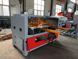 <strong>Automatic</strong> Double Head Wooden Pallets <strong>Notcher</strong> / Wood Grooving / Pallet Making Machine