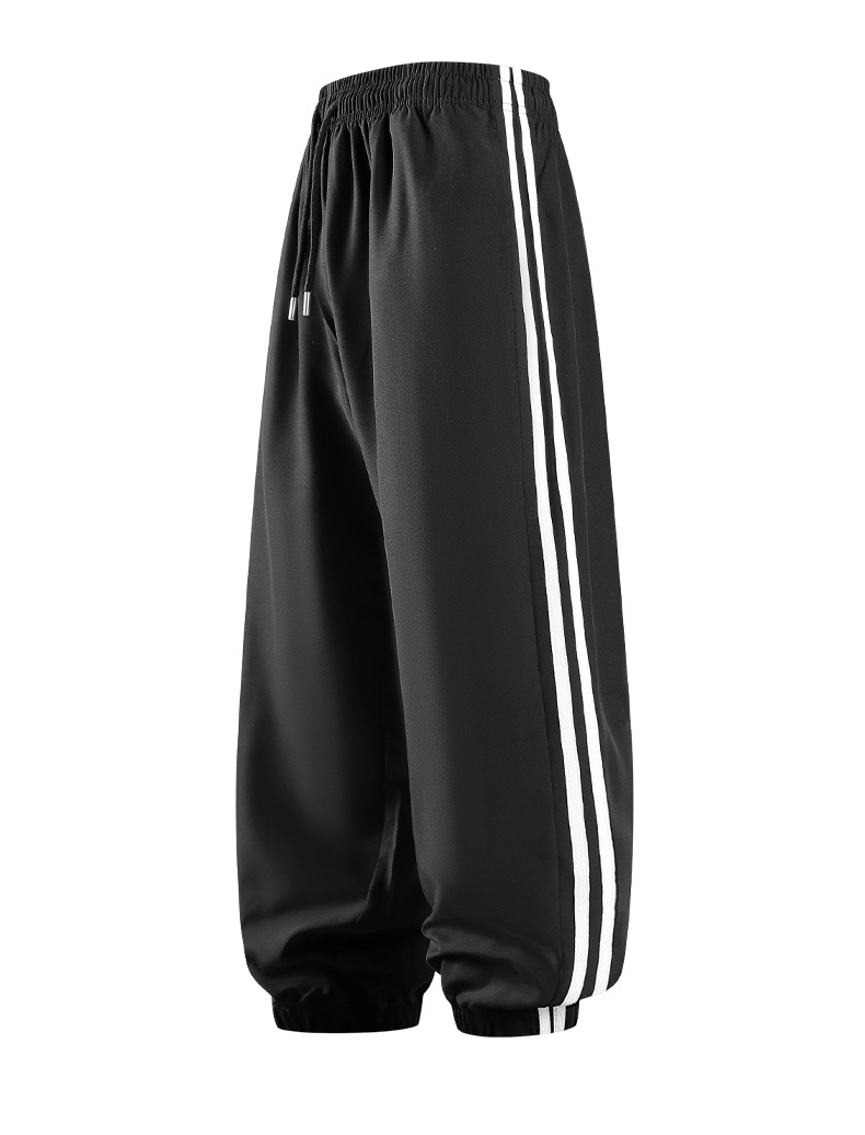 Black with white stripes