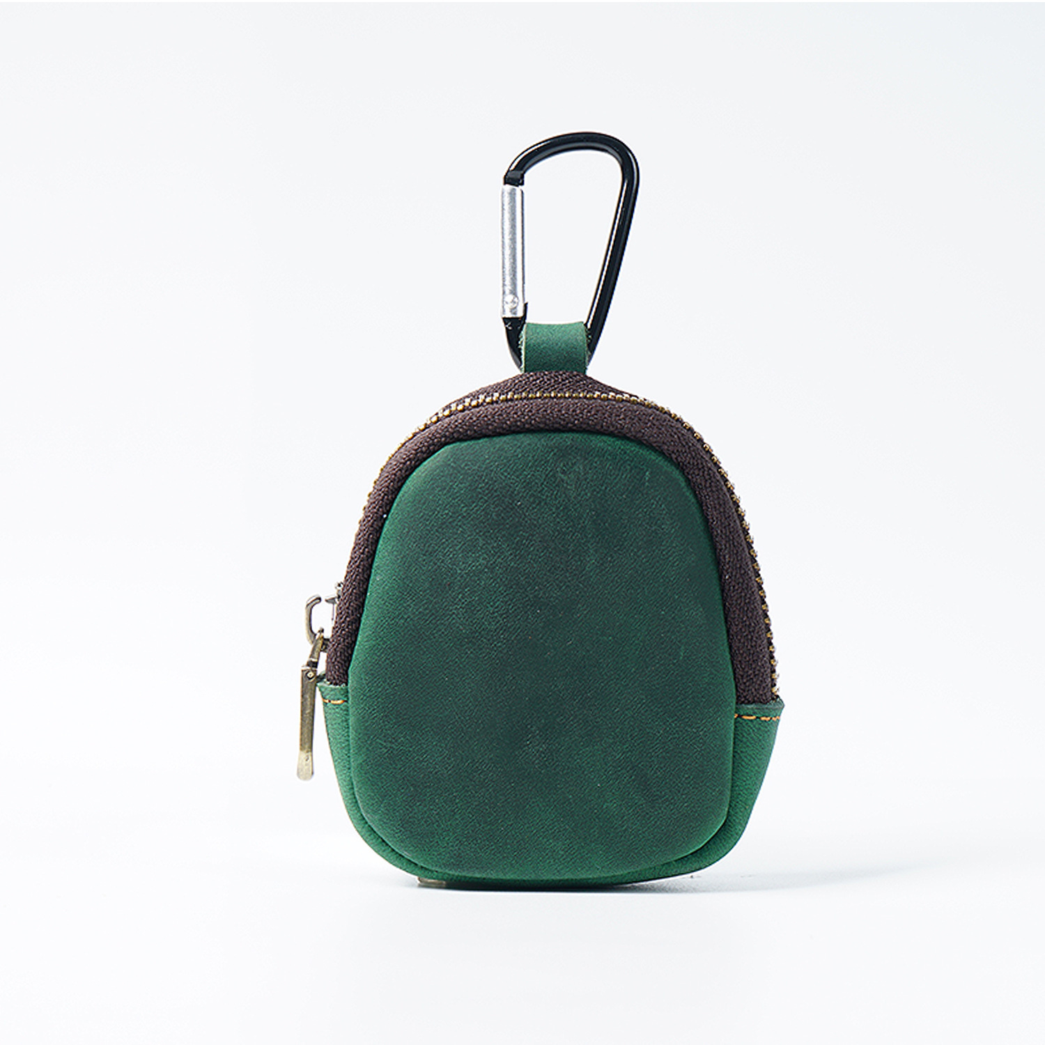Cuir crazy horse vert foncé