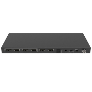 4K 60HZ <strong>4</strong>:<strong>4</strong>:<strong>4</strong> HDR4x2 <strong>hdmi</strong> <strong>matrix</strong> Switch Splitter <strong>4</strong> in <strong>2</strong> Out HDCP2.<strong>2</strong> Downscaler Audio Extractor/ARC