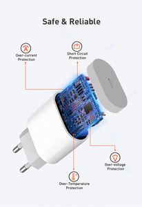 PD 20W adaptörü Usb tip c tip-c hızlı şarj ab ABD BİRLEŞİK KRALLIK fiş cargaiphone Para iPhone duvar şarj aleti kablosu iPhone 14 için cep telefonu - Product Image 4