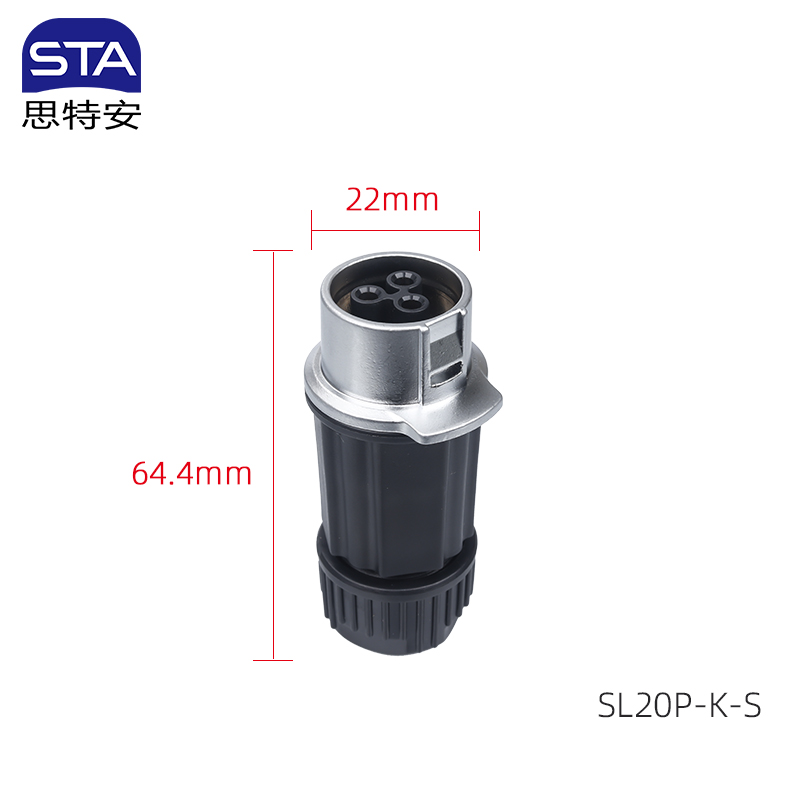 Fiche femelle d'accouplement (plastique)