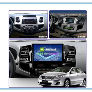 Gran Pantalla de navegador GPS automático Android para Toyota Hilux/Runner Fortuner 1 año de garantía función estéreo para uso automotriz