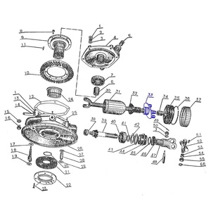 Poros penggerak Final belakang kualitas tinggi garpu poros Cardan Flange untuk CJ750 M72 R71 - Product Image 5
