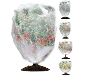 巾着付き昆虫鳥バリアツリーネット庭の鳥の網植物カバーバッグ果樹の網バグ植物保護 - Product Image 4