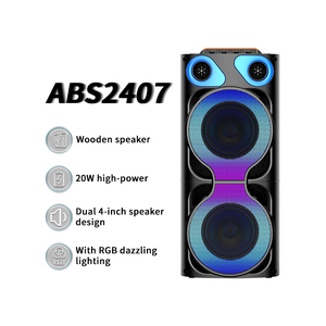 ABS2407 Dual 4 Inch Portable Wireless for Bluetooth Audio Sound <strong>System</strong> Speaker Multifunctional Rechargeable <strong>Computers</strong> Mobile Pho - Product Image 2