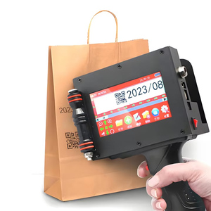 Melhor Venda Fácil de Usar Portátil Portátil Inkjet Label Printing Machine Inkjet Batch Code Printing Machine
