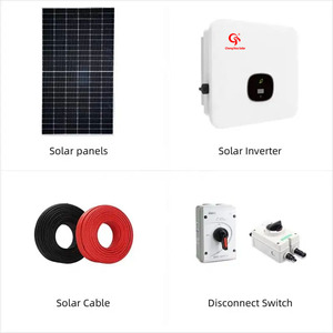 太阳能与能量存储5kw 10KW 20KW太阳能电池板与电池和逆变器完整的家庭太阳能套件 - Product Image 6