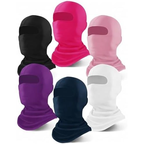 6 Pack Full Face Mask - Black Lace