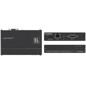 Receptor de audio y video para HDMI + RS232 e IR a través de cable CAT5, de la marca - Product Image 1