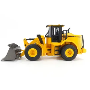 1552 1/16 RC kamyon 2.4G uzaktan kumanda 11 kanal yükleyici kamyon hafif alaşım RC iş makinesi oyuncak araba hediye için Boy RC kamyon - Product Image 4