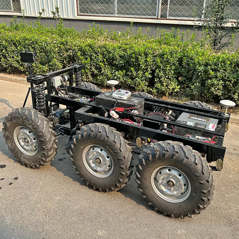 Coche eléctrico de 6 ruedas con Control remoto, vehículo todoterreno ATV UTV Buggy chasis, 6x6 6WD