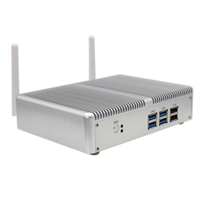 Mini servidor sin ventilador para el hogar, ordenador de escritorio de bajo coste, pc de 12v, Intel core i3 7100u i5 7200u DDR4 4K HTPC - Product Image 5