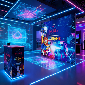 <span class=keywords><strong>Pop</strong></span> <span class=keywords><strong>up</strong></span> truy cập có thể gập lại triển lãm thương mại truy cập bàn <span class=keywords><strong>Pop</strong></span> <span class=keywords><strong>Up</strong></span> Booth bảng với LED ánh sáng - Product Image 2