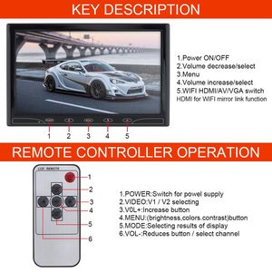 Nuevo 10,1 pulgadas de alta resolución 1280*800 TFT LCD PC Monitor de computadora estéreo RGB Multi-Entrada para cámara CCTV buen brillo - Product Image 4