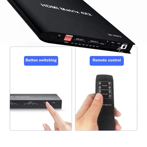 Xput de alta calidad 48Gbps 8K 60Hz 4K 120Hz 4X2 HDMI Matrix 4 en 2 Out HDMI 2,1 Matrix HDMI Switch Splitter - Product Image 3