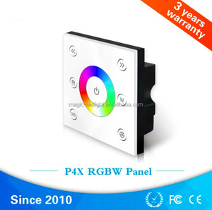 אלחוטי cc rgbw לוח p4x + קיר R4-CC-2.4G rgbw הוביל בקר אור <span class=keywords><strong>dmx</strong></span> בקר 512 בקר אור רצועת Rgbw
