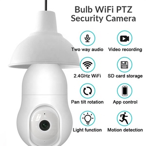 2MP E27กล้อง Tuya APP กล้องส่องกลางคืนกล้องติดตามอัตโนมัติในอาคาร - Product Image 2