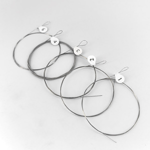 Cuerdas de instrumentos musicales de banjo hechas a medida al por mayor en kits de 5 cuerdas, incluidos accesorios para banjo.