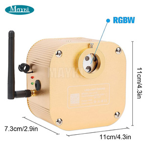 หลอดไฟเบอร์ออปติก LED 16W rgbwt ควบคุมแอปพลิเคชั่นเครื่องยนต์หลอดไฟใยแก้วนำแสงกระพริบแหล่งแสงสำหรับดาวเพดาน - Product Image 3