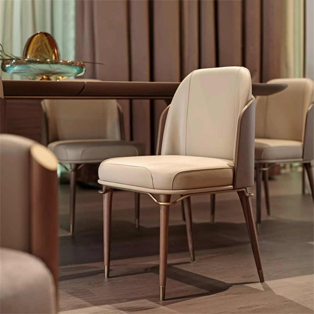 05A-NT2036 Sedia da pranzo con gambe in legno