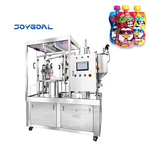Stand-up kılıfı jöle soya sütü yoğurt su suyu yağ kremi dolum ve tam otomatik üretim hattı ile kapak-vidalama makinesi - Product Image 2