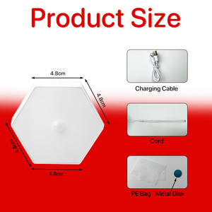 充電式モーションセンサーナイトライトワードローブ照明<span class=keywords><strong>LED</strong></span>センサーUSB充電式600mAhLEDセンサーライト