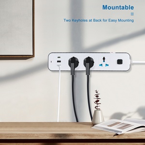New <strong>Design</strong> <strong>Extension</strong> <strong>Socket</strong> 3 Way 2 USB 1 Type-c Ports Universal Power <strong>Sockets</strong> - Product Image 3