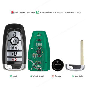 Autel IKEYFD005AH IKEY 5 botones llave inteligente para Ford usado con Altra Car Key Programmer OBD2 escáner KM100 IM508S IM608 PRO - Product Image 4