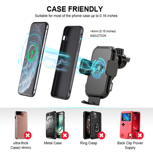 Simple USB X <strong>2</strong> <strong>in</strong> <strong>1</strong> Wireless Car Charger for Car Fast Charging Phone Holder - Product Image 5