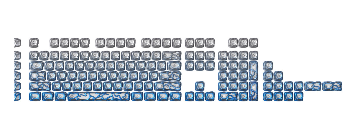 Venom-gradient blue-120 key petit coffret cadeau complet