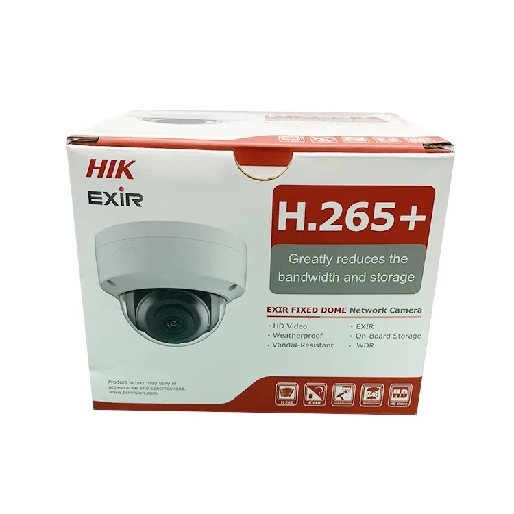 Telecamera Hik OEM Vision Dome DS-2CD2185FWD-IS Audio allarme H.265 8MP 4K telecamera di sicurezza CCTV