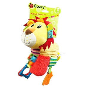 Küçük yeşil fil müzik kutusu çan 0-1 yaşında bebek torna asılı oyuncak el yapımı peluş erken eğitim oyuncak yıkanmış - Product Image 4