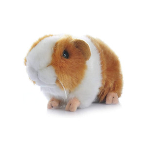 エミュレーション超ソフトかわいいぽっちゃりモルモットぬいぐるみデスクトップ装飾ふわふわ斑点マウスカスタムOEMぬいぐるみ人形