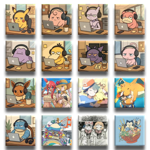 Siêu cao cấp Pop mới nhất pokeoned thẻ slab phong cách bao bì sưu tầm Đế Lót Ly Gốm hộp tăng cường hộp mù Quà Tặng trẻ em - Product Image 6