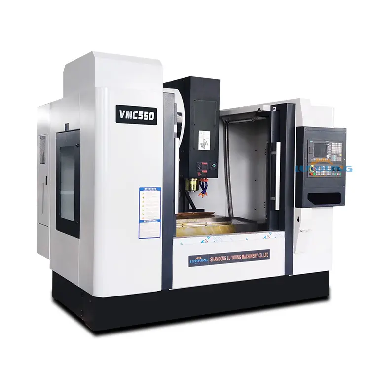 Máquina fresadora vertical cnc vmc550, los mejores fabricantes, 4 aixs, con CE