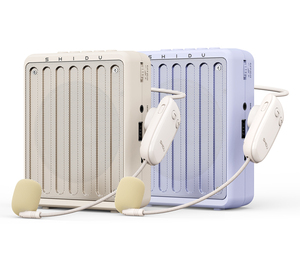 SHIDU Light <strong>Portable</strong> 2.4G Wireless Voice <strong>Amplifier</strong> Colorful Teaching Amplificator System With Headset Miceophone - Product Image 4