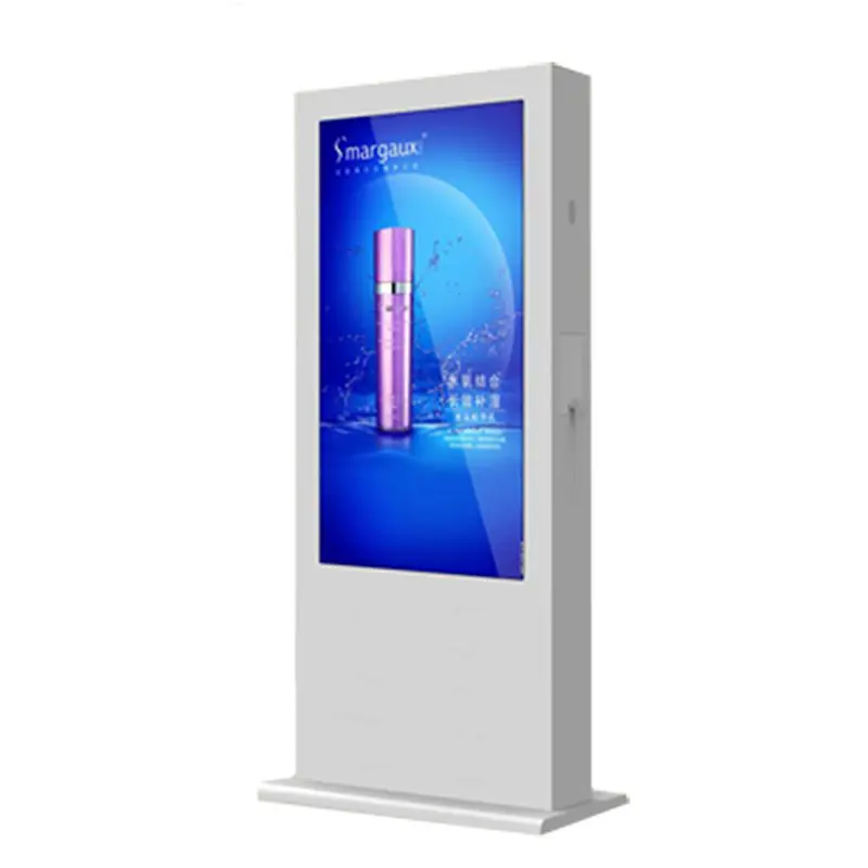 Écran LCD intelligent de haute qualité moniteur de publicité haute luminosité étanche kiosque tactile support de sol signalisation numérique SDK CN;GUA