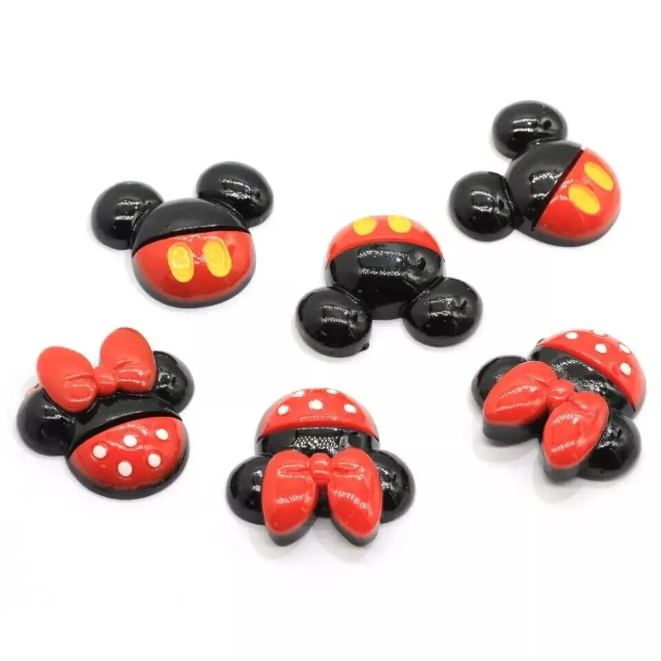 Dijes de resina personalizados para decoración, mickey mouse