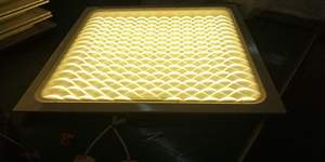 Ticari 2X2 tavan arkadan aydınlatmalı Smd kısılabilir çift renk 72w 96w 120w ultra ince gömme kare 60x60 cm Led Panel AYDINLATMA - Product Image 4