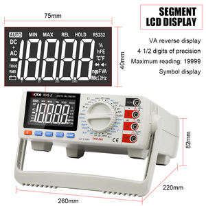 VICTOR VC8045-II高精度ホワイト格安デスクトップ桁DMMデジタルマルチメーターTrueRMS DC AC 1000V20Aメーター - Product Image 3
