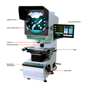 <span class=keywords><strong>10x</strong></span> 20x 50x 100x optik dikey profil projektörü/Video ölçüm makinesi/projektör makinesi