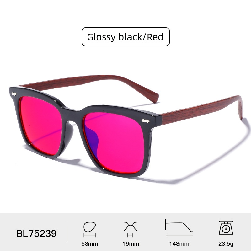 Glossy black/Red