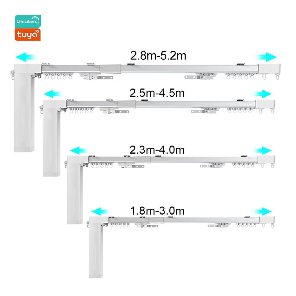 White Curtain Track